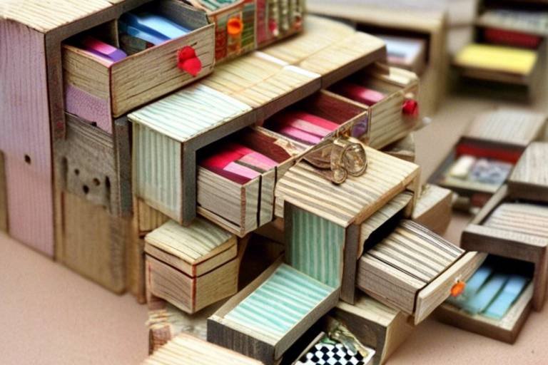 Upcycle Discarded Matchboxes into Miniature Drawers