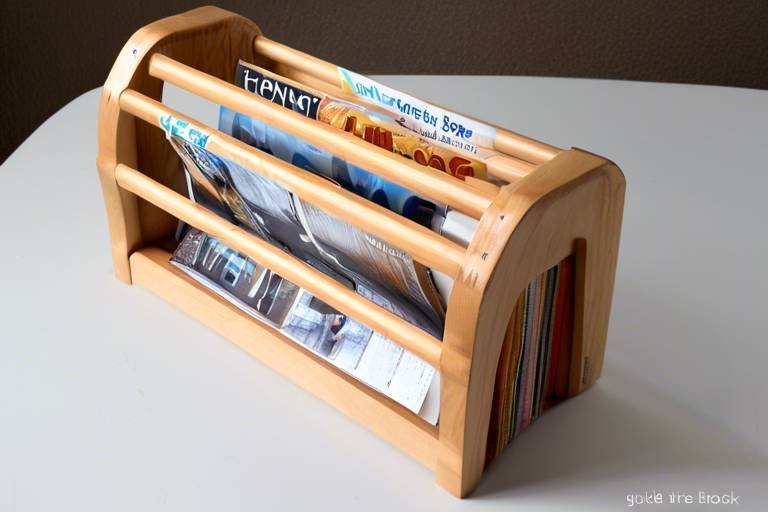 Crafting a Wooden Magazine Rack: A Guide